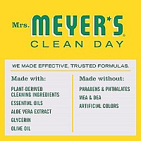 Mrs. Meyer's Hand Soap Refill, Made with Essential Oils, Biodegradable Formula, Honeysuckle, 33 oz