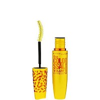 Maybelline New York Volum' Express The Colossal Cat Eyes Washable Mascara Makeup, Glam Black, 2 Count, Washable Glam Black