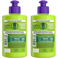 Garnier Fructis Curl Nourish Air Dry Cream, Sulfate Free Defining Butter Leave-in Conditioner, 10.2 Fl Oz, 2 Count (Packaging May Vary)