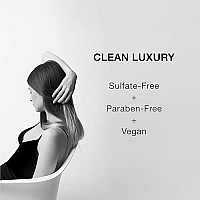 Clean Luxury Hair Conditioner by GLOSS MODERNE - 8 Fl Oz - Treatment for Damaged and Dry Hair with Notes of Mediterranean Almond and Coconut Accented with Cognac - For Soft and Shiny Hair