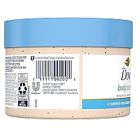 Dove Scrub Macadamia & Rice Milk Reveals Visibly Smoother Skin Body Scrub That Nourishes Skin 10.5 oz