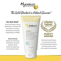 MyCHELLE Dermaceuticals Replenishing Solar Defense Body Lotion SPF 50 (6 Fl Oz) - Moisturizing Reef Safe Sunscreen with Coconut Oil and Shea Butter - Water Resistant for 80 Minutes