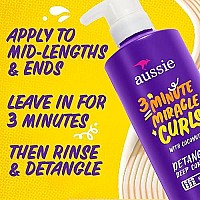 Aussie 3 Minute Miracle Curls Conditioner Pump, Citrus, 16 Fl Oz