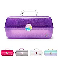 Caboodles On-The-Go Girl Purple Sparkle Jellies Vintage Case, 1 Lb, CAB56260N