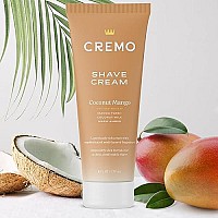 Cremo Coconut Mango Moisturizing Shave Cream, Astonishingly Superior Ultra-Slick Shaving Cream for Women Fights Nicks, Cuts and Razor Burn, 6 Fl Oz (Pack of 2)