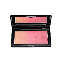 Kevyn Aucoin The Neo-Blush, Rose Cliff: Blush makeup compact. Trio palette of gradient colors. Blends pearl, satin & matte finishes for highlighting cheeks. Personalized looks. Natural to pop of color