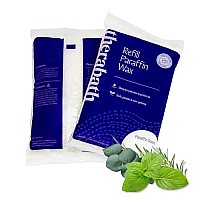 Therabath Paraffin Wax Refill - Use To Relieve Arthritis Pain and Stiff Muscles - Deeply Hydrates and Protects - 6lbs Eucalyptus Rosemary Mint