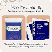 Therabath Paraffin Wax Refill - Use To Relieve Arthritis Pain and Stiff Muscles - Deeply Hydrates and Protects - 6lbs Eucalyptus Rosemary Mint