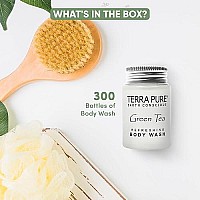 Terra Pure Green Tea Body Wash, 1 oz. In Jam Jar With Organic Honey And Aloe Vera (Case of 300)