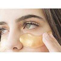 masque BAR Gold Hydrogel Eye Mask Patches (30 Pairs) - Korean Under Eye Skin Care & Dark Spot Circle Treatment -Improves Elasticity & Brightness, Diminishes Signs of Aging, Reduces Eye Puffiness