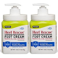 Profoot Heel Rescue Foot Cream 16 Ounce Bottle, 2 Pack, for Cracked, Calloused or Chapped Skin