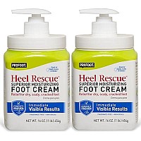 Profoot Heel Rescue Foot Cream 16 Ounce Bottle, 2 Pack, for Cracked, Calloused or Chapped Skin