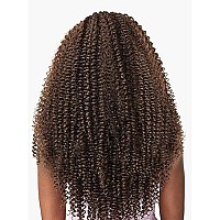 Sensationnel Lulutress Crochet Braid Water Wave 18 (4-Pack) (1B Off Black)