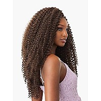 Sensationnel Lulutress Crochet Braid Water Wave 18 (4-Pack) (1B Off Black)