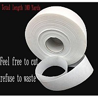 100 Yards Disposable White Body Hair Removal Waxing Paper Roll - Width 2-3/4 Inch - Non-woven Depilatory Honey Wax Epilator Paper Wax Strip for Home or Beauty Salon