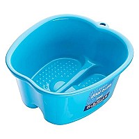 Mantello Foot Soak Tub- Extra Large Feet Soaking Tub - Pedicure Foot Soak - Home Foot Spa (Blue)