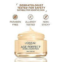 L'Oreal Paris Skincare Age Perfect Hydra-Nutrition Anti-Aging Day Cream with Manuka Honey Extract, 1.7 Ounce