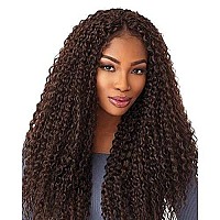 Sensationnel Lulutress Crochet Braid Wet Curly 18 (4-Pack) (1B Off Black)