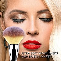 Foundation Brush,Daubigny Large Powder Brush Flat Arched Premium Durable Kabuki Makeup Brush Perfect For Blending Liquid,Cream and Flawless Powder,Buffing, Blending,Concealer 