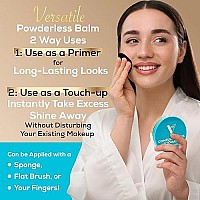 Veil Cosmetics Automatte Mattifying Balm Touch-Up | Translucent Powderless Makeup for Oily Skin | All Skin Tones & Types | Paraben-Free