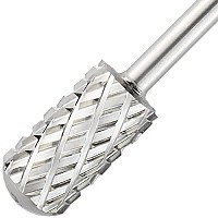 Pana Silver 4XC (4 Extra Coarse) *Smooth Round Top* Large Dome Top Barrel Carbide Bit 3/32 Shank Size