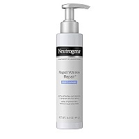 Neutrogena Rapid Wrinkle Repair Anti-Wrinkle Retinol Prep Facial Cream Cleanser with Glycolic Acid and Micro-Exfoliant to Gently Cleanse and Exfoliate Skin, Oil-Free and Non-Comedogenic, 5 oz