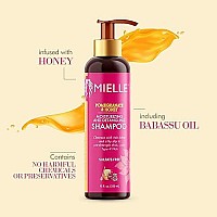 Mielle Organics Pomegranate & Honey Moisturizing and Detangling Shampoo, Hydrating Curl Cleanser For Dry, Damaged Type 4 Hair, Repair, Restore, and Prevent Frizz, 12-Fluid Ounces