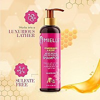 Mielle Organics Pomegranate & Honey Moisturizing and Detangling Shampoo, Hydrating Curl Cleanser For Dry, Damaged Type 4 Hair, Repair, Restore, and Prevent Frizz, 12-Fluid Ounces