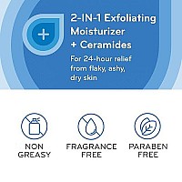 AmLactin Rapid Relief Restoring Body Lotion For Dry Skin - 7.9 oz Pump Bottles (Twin Pack) - 2-in-1 Exfoliator And Moisturizer With Ceramides And 15% Lactic Acid For 24-Hour Relief From Dry Skin