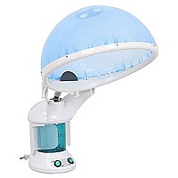 Portable 3 in 1 Mini Facial Steamer Ozone Hair Table Top Home Salon Spa Face Steamer Beauty Skin Care Facial Atomizer w/Bonnet Hood