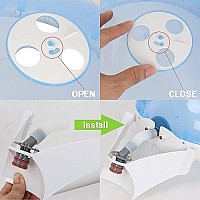 Portable 3 in 1 Mini Facial Steamer Ozone Hair Table Top Home Salon Spa Face Steamer Beauty Skin Care Facial Atomizer w/Bonnet Hood