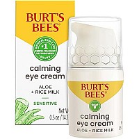 Burt's Bees Sensitive Solutions Calming Eye Cream with Aloe and Rice Milk, 0.5 Fluid Ounces