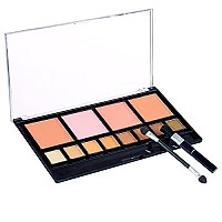 Style Essentials Women's Cosmetics NATURAL BEAUTY Blush and Eyeshadow Palette - 12 Shades Shimmer and Matte Finishes