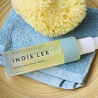 Indie Lee Purifying Face Wash - Daily Detox Foaming Cleanser + Makeup Remover for Radiant Complexion + Blemish-Prone Skin (4oz / 125ml)