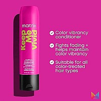 Matrix Total Results Keep Me Vivid Conditioner | Deeply Nourishes Hair & Prevents Fading | For Color Treated Hair | 10.1 Fl. Oz