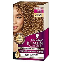 Schwarzkopf Keratin Color, Color & Moisture Permanent Hair Color Cream, 9.0 Honey Blonde