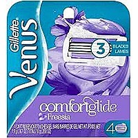 Gillette Venus Comfort Glide Freesia (Formerly Breeze) - 8 Count (2 x 4 Packs)