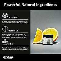 Brickell Men's Products Resurfacing Anti-Aging Face Cream For Men, Natural and Organic Face Moisturizer, Vitamin C Cream For Wrinkles, 2 Ounce, Unscented