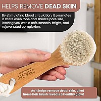 Since 1869 Hand Made in Germany - Sustainable Exfoliating Face Brush, Scrub Cleansing Brush, Exfoliates Skin to Help Reduce Flaking, Fine Lines, Supports Glowing Complexion (Soft Goat Bristle)