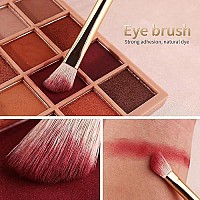 BEILI Makeup Brushes 30Pcs Professional Makeup Brush Set Premium Pink Vegan Synthetic Kabuki Foundation Blending Brush Face Powder Blush Concealers Eye Shadows Make Up Brush Set (White/Rose Golden)