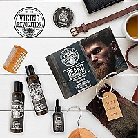 Ultimate Beard Care Conditioner Kit - Beard Grooming Kit for Men Softens, Smoothes and Soothes Beard Itch- Contains Beard Wash & Conditioner, Beard Oil, Beard Balm and Beard Comb- Classic Set