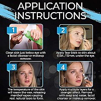 Narrative Cosmetics Tear Stick, Menthol-Infused Wax for Natural Tears on Cue, Professional SFX Makeup for Film, Theatre, TV, Acting