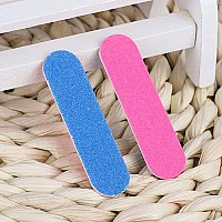 300 Pcs 2 Inch Mini Nail Files Double Sided Disposable Emery Boards Manicure Pedicure Tools(180/240 Grit)