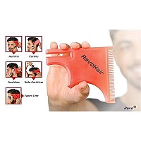 Revo Haircut Kit - Beard, Hair, Goatee, and Neckline Shaving Template Guide - Perfect Hairline Lineup and Beard Shaping Tool - Hair Cutting and Grooming Kit - Barber Supplies