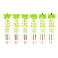 6-Packs Kiss Broadway Clear Lip Gloss (Mint Oil)