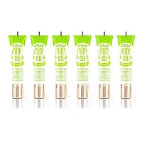 6-Packs Kiss Broadway Clear Lip Gloss (Mint Oil)