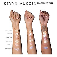 Kevyn Aucoin Glass Glow Face, Spectrum Bronze: Multi-purpose universal dewy highlighter for face and body. Creates glowing youthful-looking hydrated skin with a glassy complexion. Makeup artist go to