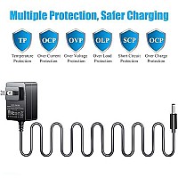 SoulBay 4.2V AC Adapter Charger Cord for Wahl Trimmer Clipper 9818 9818L 9854L 9864 9876L 9880L 9888L Lithium Ion Beard Shaver Groomer S003HU0420060 S004mu0400090 Class 2 Power Supply Replacement