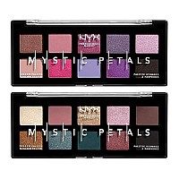 NYX PROFESSIONAL MAKEUP Mystic Petals Shadow Palette, Eyeshadow Palette -Midnight Orchid