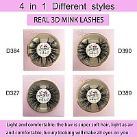 Mikiwi 3D Mink Lashes, Mink Eyelashes, Real Mink Lashes, Dramatic Eyelashes, Mink Lashes Strip, 5D Mink Lashes, Wholesale Mink lashes, Pack-4